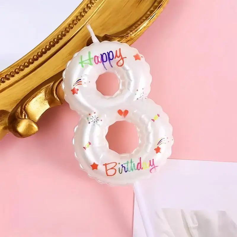 Smokeless Number Birthday Candle – Paraffin Cake Decoration Birthday Number Candle SPOT A9
