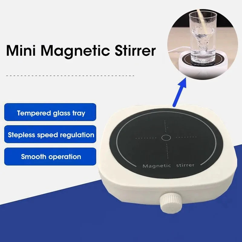 Magnetic Stirrer Mini Portable Lab Stir Plate 2L 4000RPM USB Magnetic Stirrer SPOT