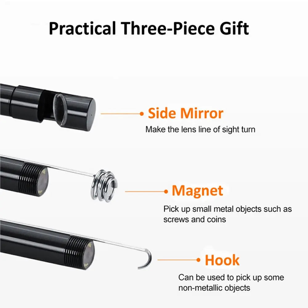 7mm Borescope Inspection Camera – IP67 Waterproof, Type-C Borescope Inspection Camera SPOT