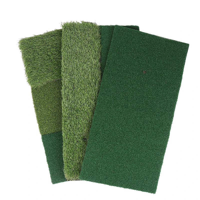 Golf Hitting Mat 30×60cm – 3-Zone Artificial Turf Practice Pad Golf Practice Mat SPOT