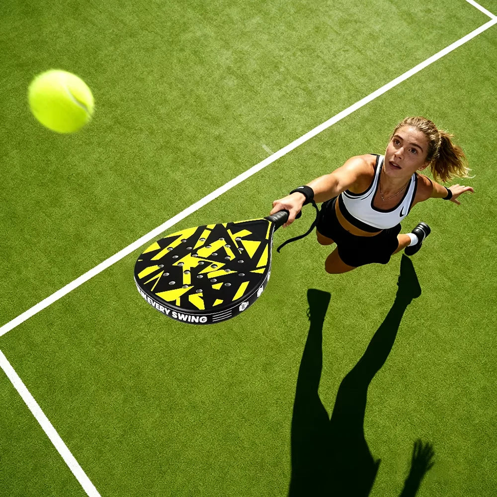 Beginner Padel Racket – EVA Softcore Lightweight Paddle, Kids & Adults Padel Racket SPOT