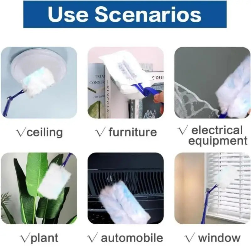 Electrostatic Disposable Duster Brush – 360° Rotating Head Disposable Duster Brush SPOT