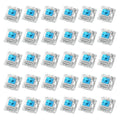 30-Pack Mechanical Keyboard Switches – Red, Brown, Green, Black Keyboard Switches SPOT Cyan