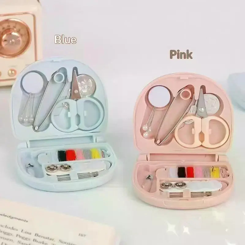 Mini Portable Sewing Kit with Storage Case – Travel & Home Portable Sewing Kit SPOT