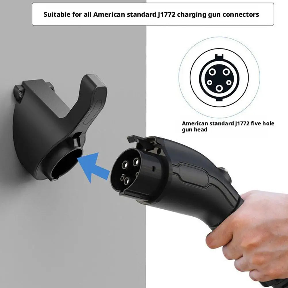 EV Charging Cable Holder Wall Mount – J1772 & Type 2 Organizer EV Cable Organizer SPOT