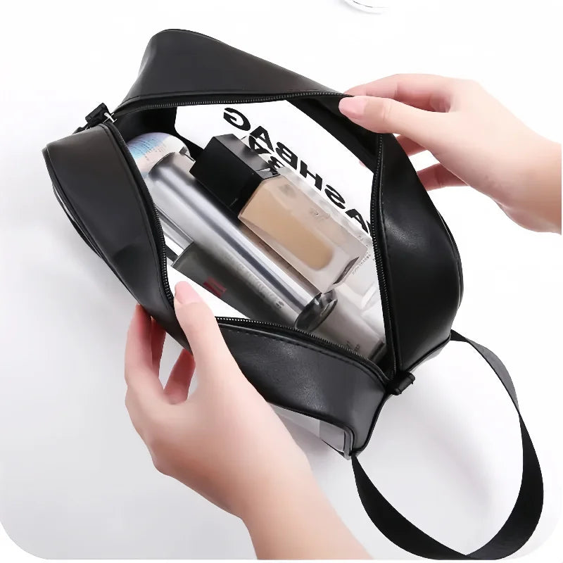 Transparent Waterproof Travel Makeup Bag – Large Capacity Travel Makeup Bag SPOT
