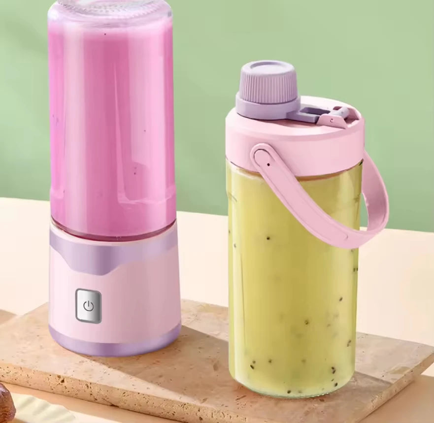 18-Blade Portable USB Rechargeable Juicer Blender Cup 500ML Portable Juicer Blender SPOT
