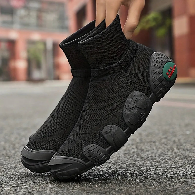 Men's Breathable Hollow Mesh Casual Sports Shoes Casual Sports Shoes SPOT 46 Black