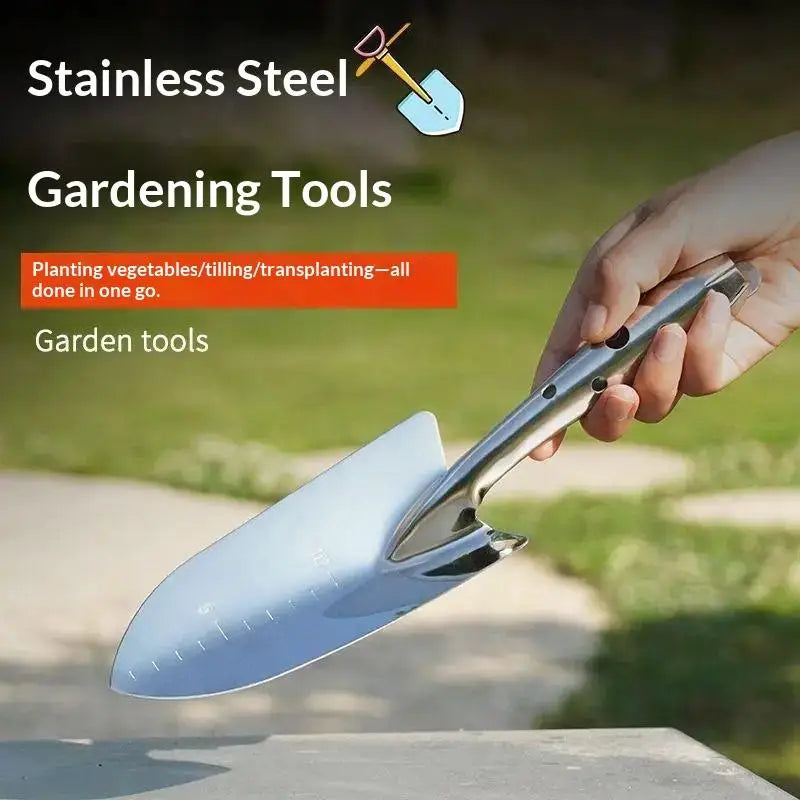 Stainless Steel Small Garden Shovel – Planting & Potting Tool Garden Hand Shovel SPOT