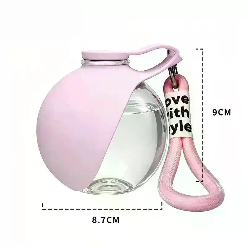 Portable 2-in-1 Pet Water Bottle & Foldable Bowl 285ml Pet Travel Water Bottle SPOT