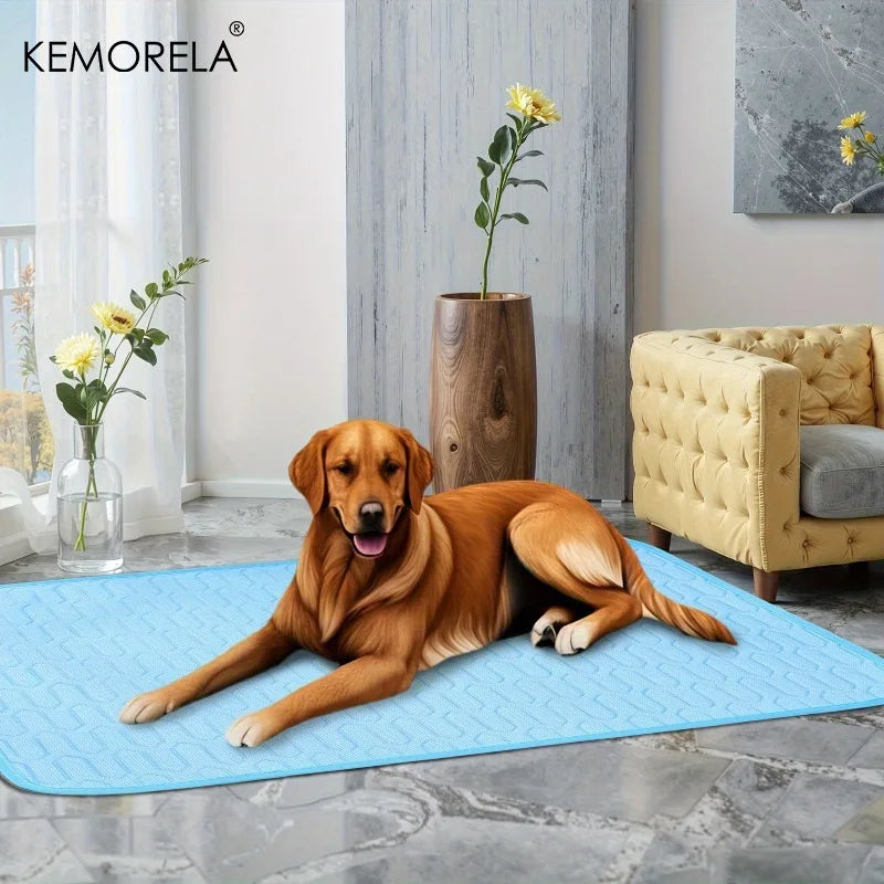 Summer Cooling Pet Mat – Ice Silk Dog & Cat Bed Cushion Pet Cooling Mat SPOT
