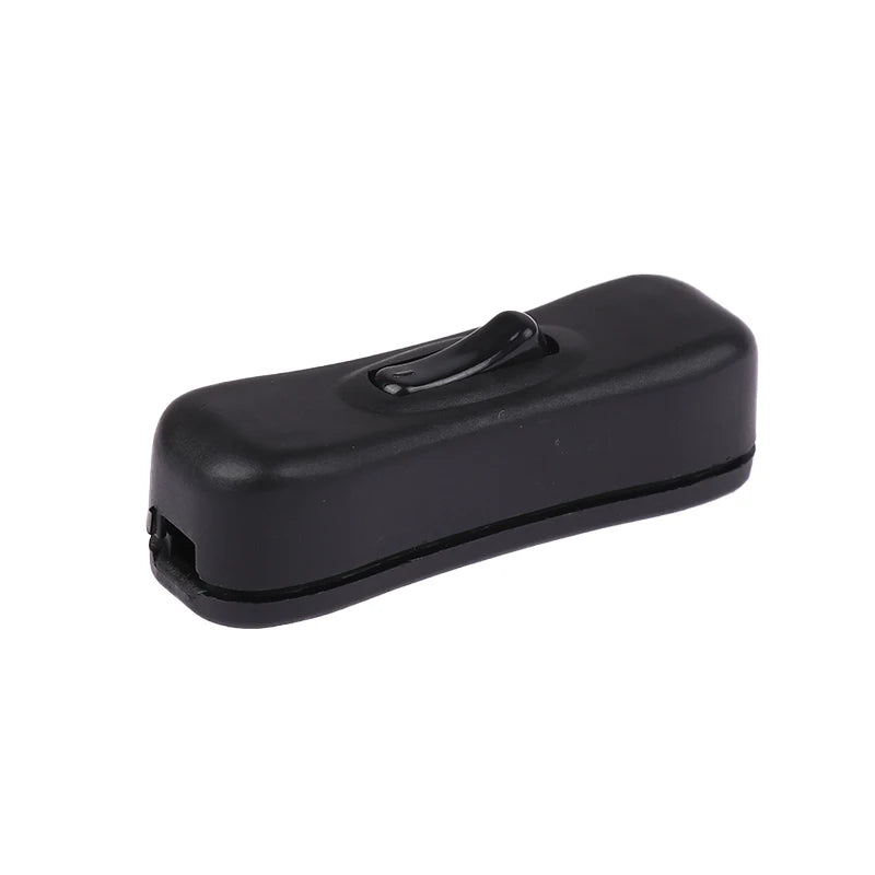 Inline AC Power Cable Switch – On/Off Rocker for Lamps 220V Inline Cable Switch SPOT Black