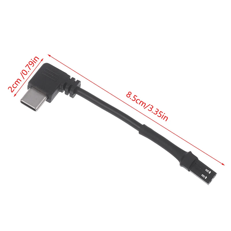 Type-C Elbow Charging Cable with JST SYP 2P Connector Plugs Charging Cable Connector SPOT