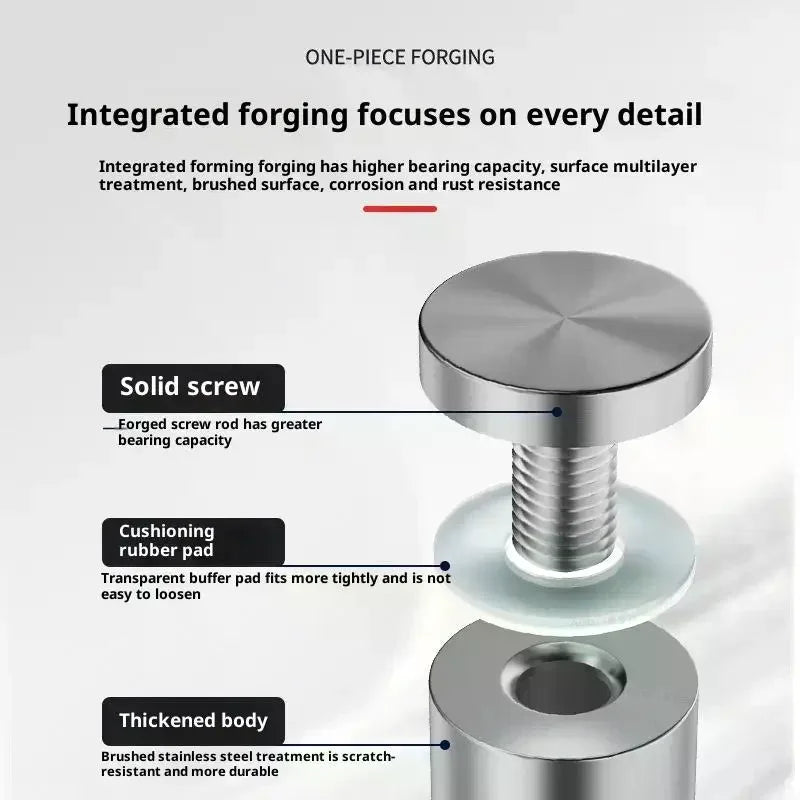 Stainless Steel Standoff Screws for Glass & Acrylic Signs Sign Standoff Fasteners SPOT