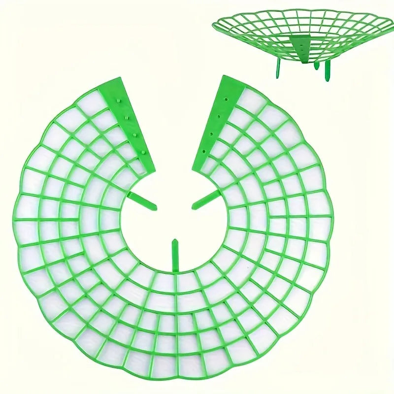 Green PVC Strawberry Support Cage 3-Legged Plant Protector 6/12pk Plant Support Cage SPOT 6pcs