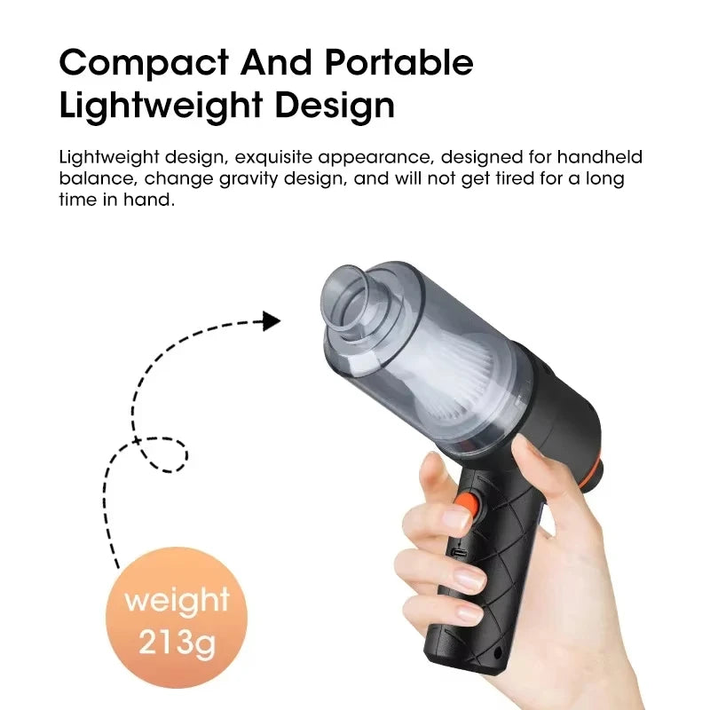 Cordless Handheld Vacuum 6000Pa – Pet Hair, Wet & Dry, Car & Home Handheld Vacuum SPOT