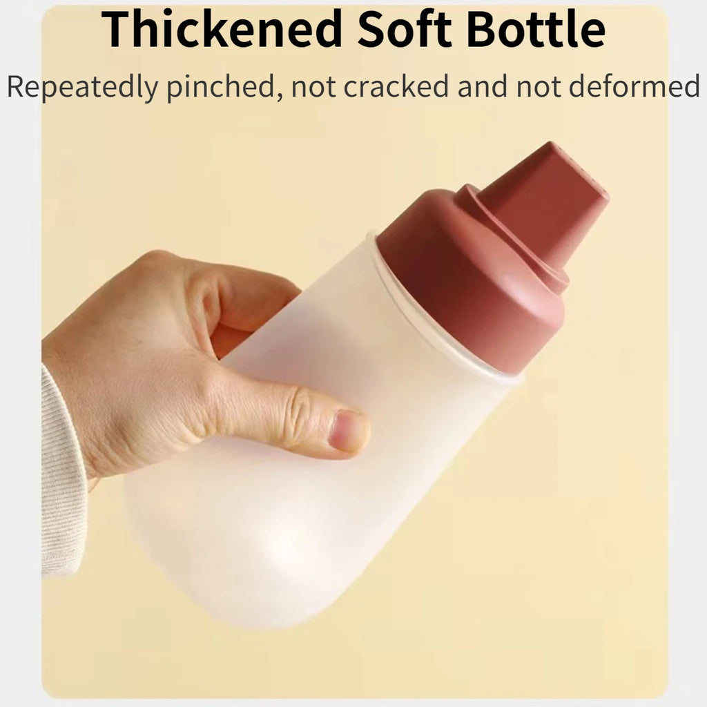 350ml Squeeze Sauce Bottle – 5-Hole Condiment Dispenser Condiment Squeeze Bottle SPOT