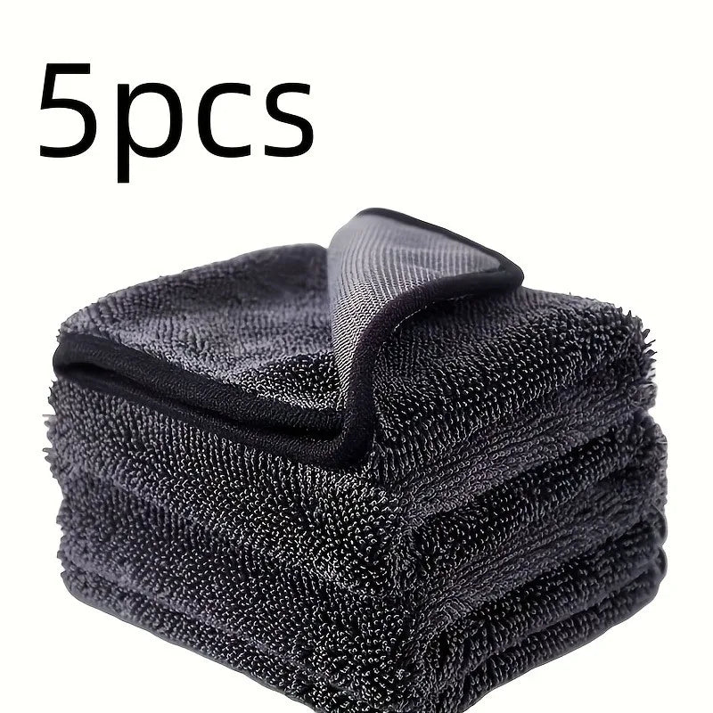 5-Pack Lint-Free Polyester Cleaning Cloths – Multi-Surface Cleaning Cloths SPOT 5pcs