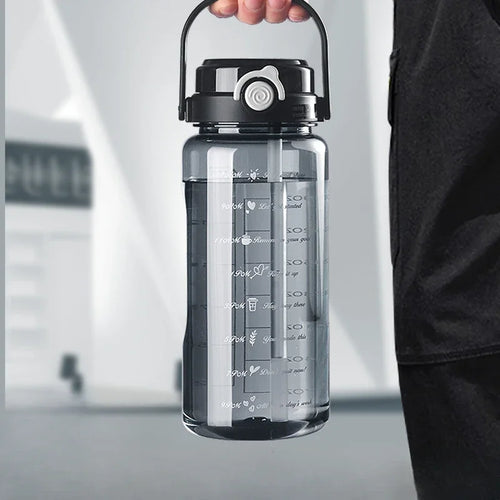 1.5L BPA-Free Sports Water Bottle with Straw & Handle Sports Water Bottle SPOT