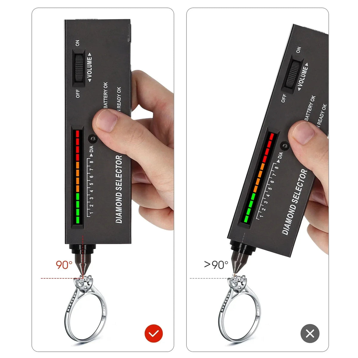 Diamond & Moissanite Tester Pen – Gemstone Authenticity Tool Gemstone Tester Pen SPOT