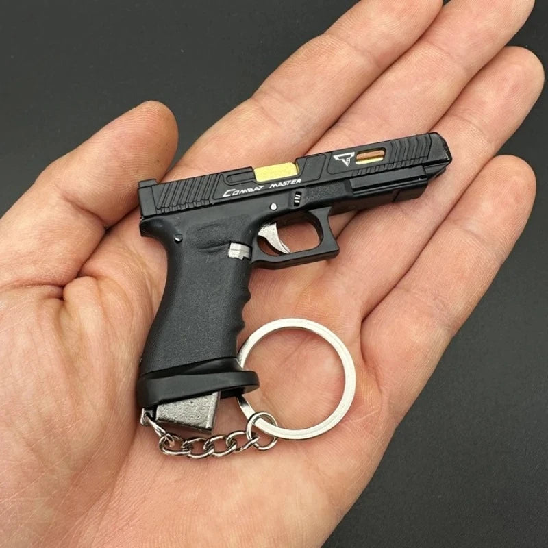 1:3 Scale G34 Pistol Model Keychain – Disassemblable Mini Toy Collectible Model Keychain SPOT