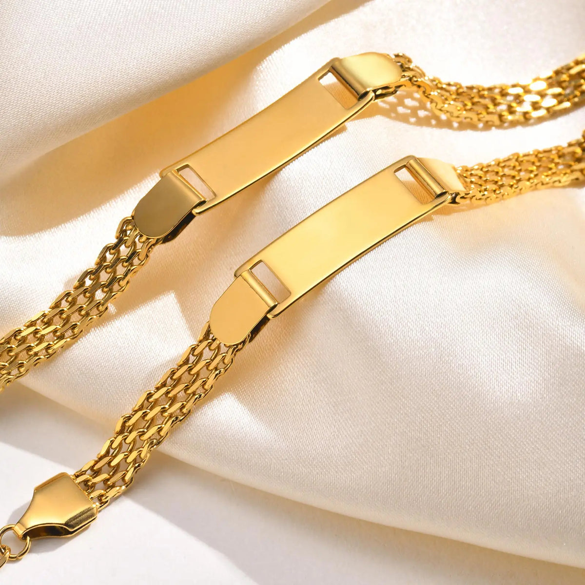 Personalized Kids ID Bracelet – Custom Name & Birthdate, Gold Custom ID Bracelet SPOT