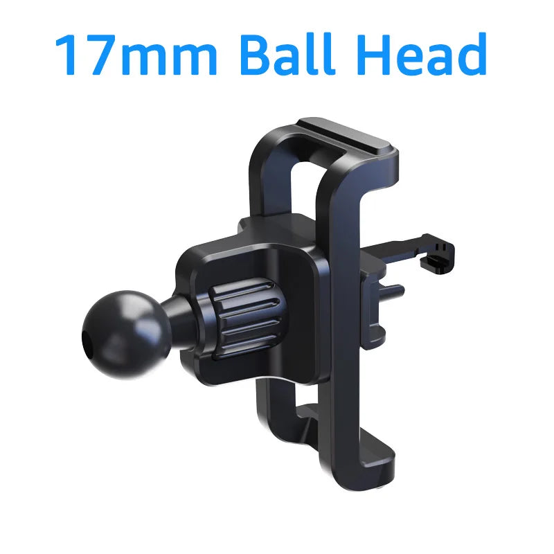 Car Air Vent Phone Mount – 17mm Ball Head Clip Holder Car Phone Mount SPOT black