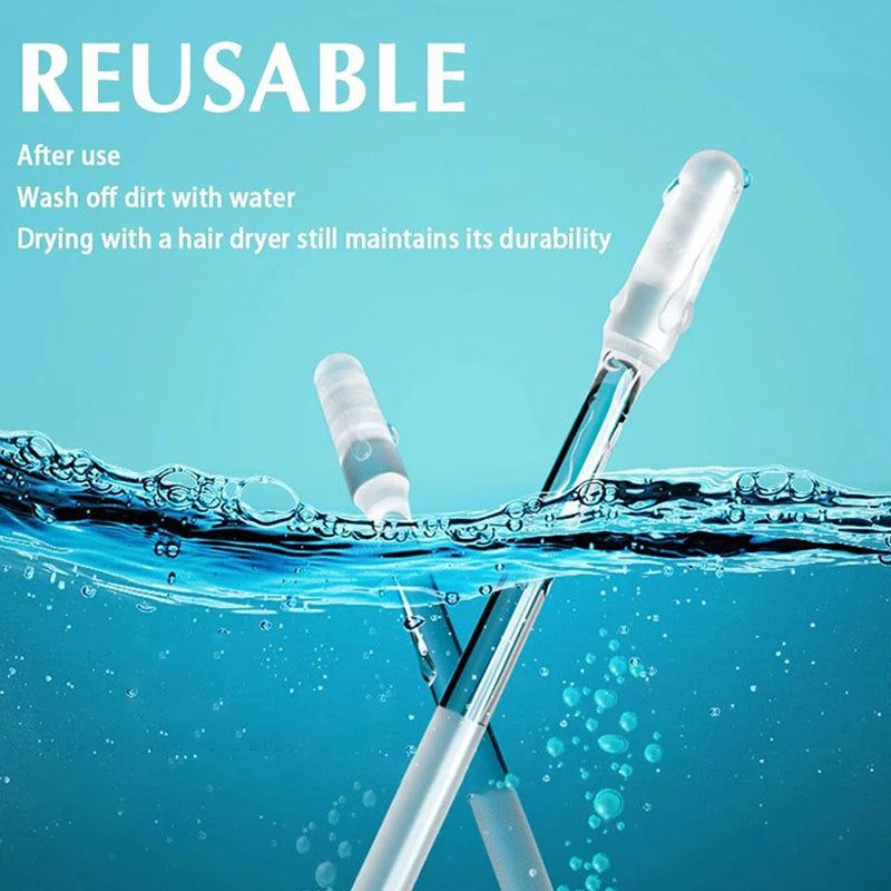 Silicone Sticky Ear Swabs – Earwax Removal Tool 24-Pack Ear Cleaning Tool SPOT