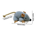 Plush Cat Toy Mouse – Moving Tail & Sound, Interactive Kitten Cat Toy SPOT a