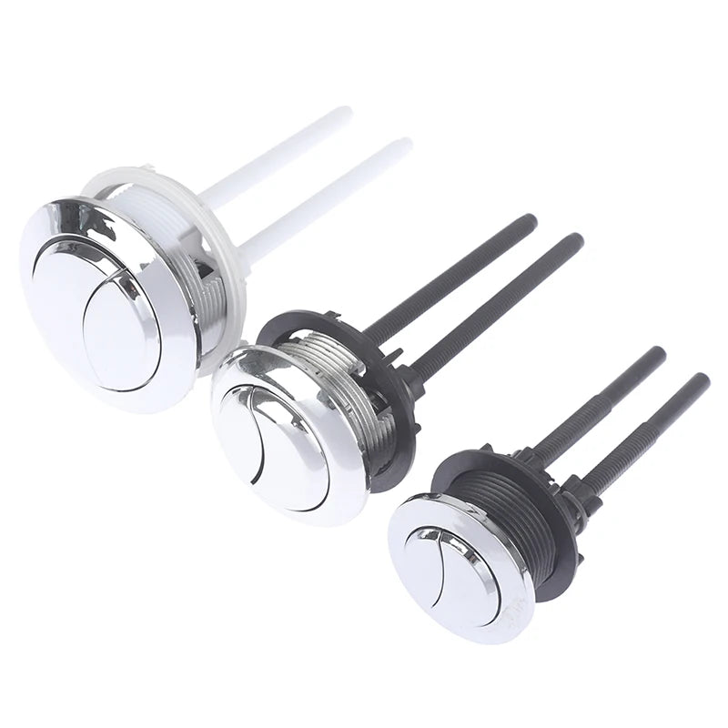 Dual Flush Toilet Tank Button – Round Push Replacement Toilet Flush Button SPOT