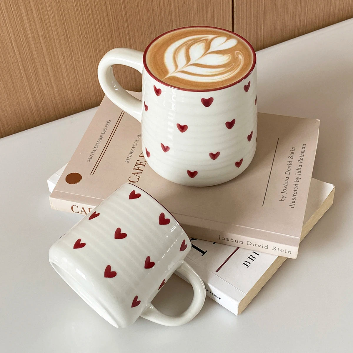 Heart-Shaped Ceramic Mug – Porcelain Coffee Cup & Gift Ceramic Coffee Mug SPOT