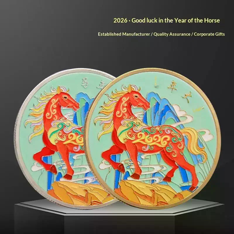 2026 Year of the Horse Lucky Coin | Chinese Zodiac Souvenir Collectible Souvenir Coin SPOT