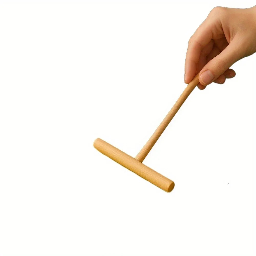 T-Shaped Wooden Crepe & Pancake Batter Spreader Tool Batter Spreader Tool SPOT