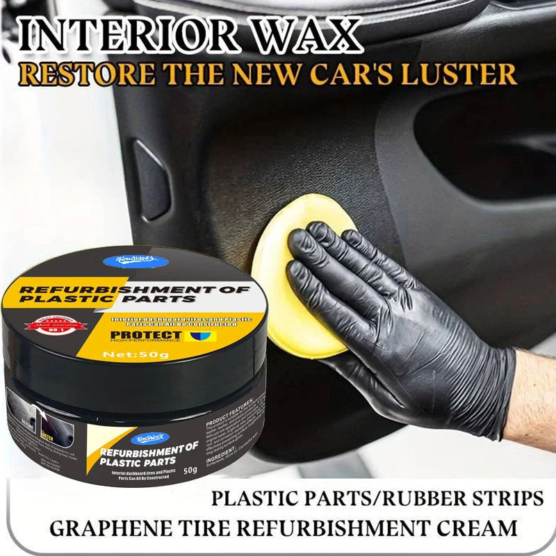 Automotive Plastic Polish Wax – Scratch & Anti-Aging Repair Plastic Polish Wax SPOT