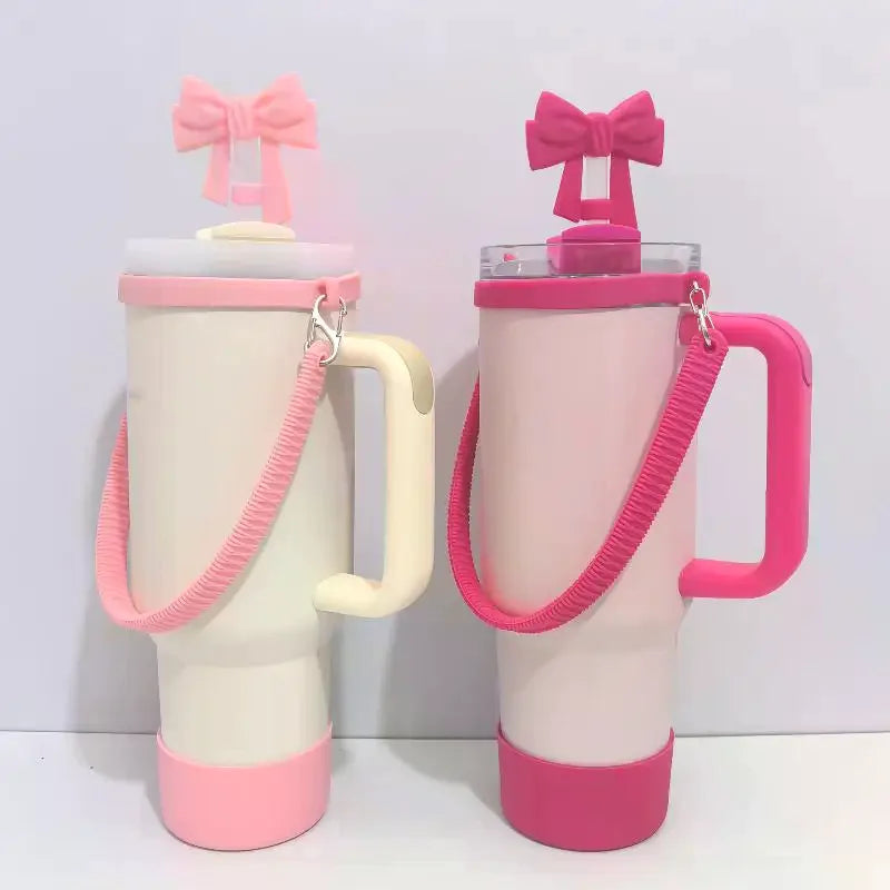 3-Piece Silicone Tumbler Accessory Set – Strap, Cover & Boot Tumbler Accessory Set SPOT