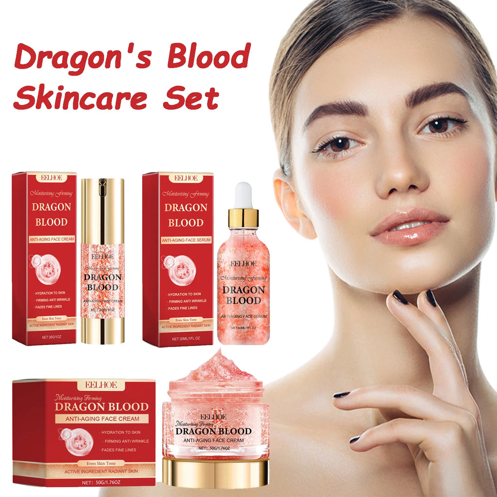 EELHOE Dragon's Blood Skincare Set – Face Serum & Creams Face Skincare Set SPOT