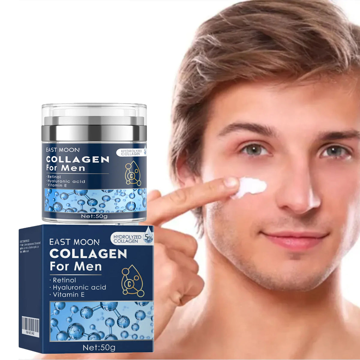 Men's Retinol & Collagen Face Cream – Firming & Hydrating Men's Face Cream SPOT