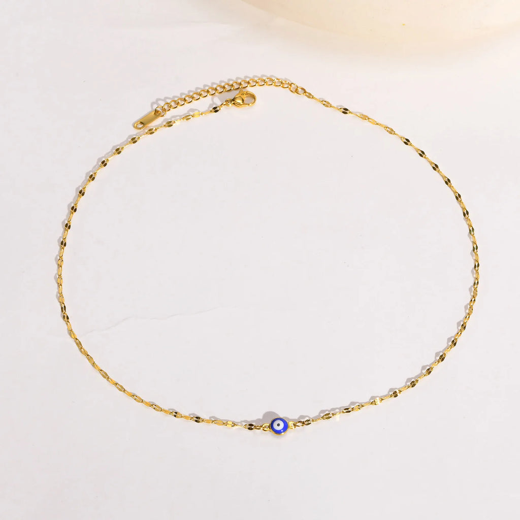 Evil Eye Necklace – Blue Nazar Pendant | Gold Stainless Steel Pendant Necklace SPOT