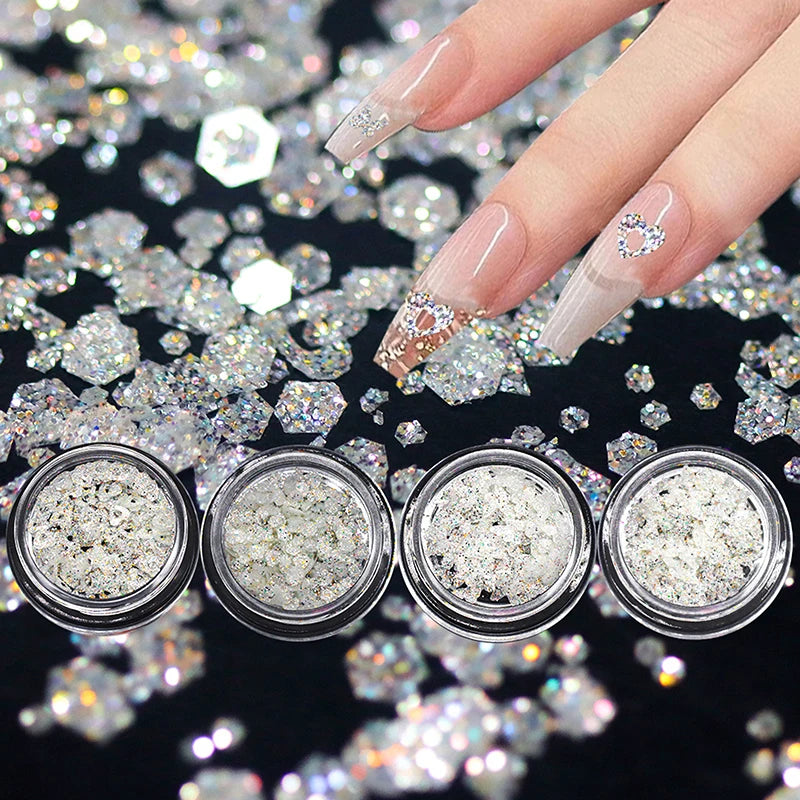 Sparkling Star Nail Glitter – Pentagram & Sequin DIY Nail Art Nail Art Glitter SPOT
