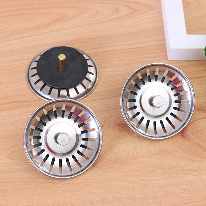 2-Pack Stainless Steel Sink Strainer & Drain Stopper Filter Sink Strainer Stopper SPOT