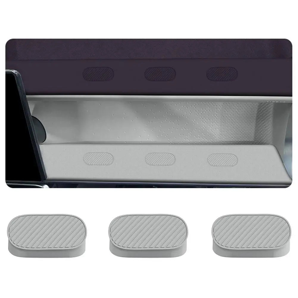 Silicone Instrument Panel Hole Plugs for Leapmotor B10 3-Pack Car Interior Plug SPOT Grey