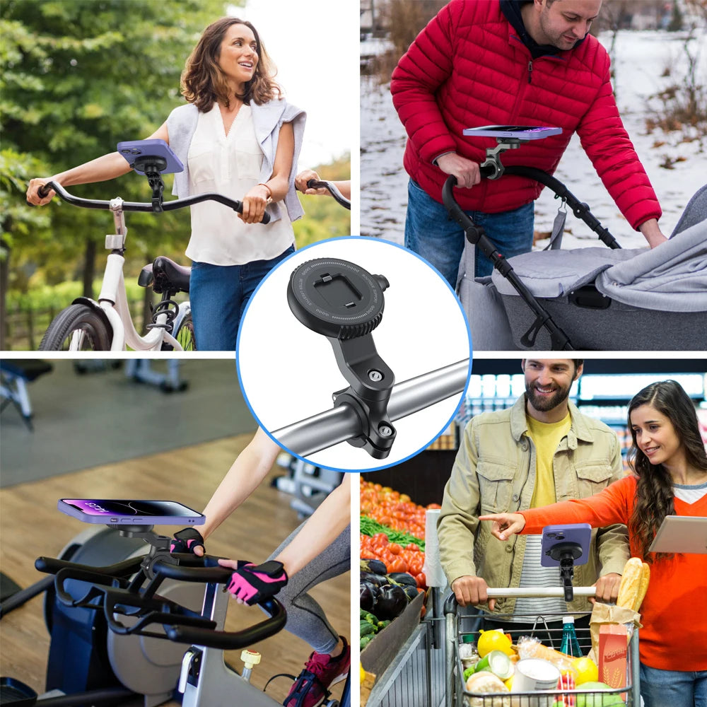 Bike & Motorcycle Phone Mount – 1s Quick Lock Handlebar Holder Bike Phone Mount SPOT
