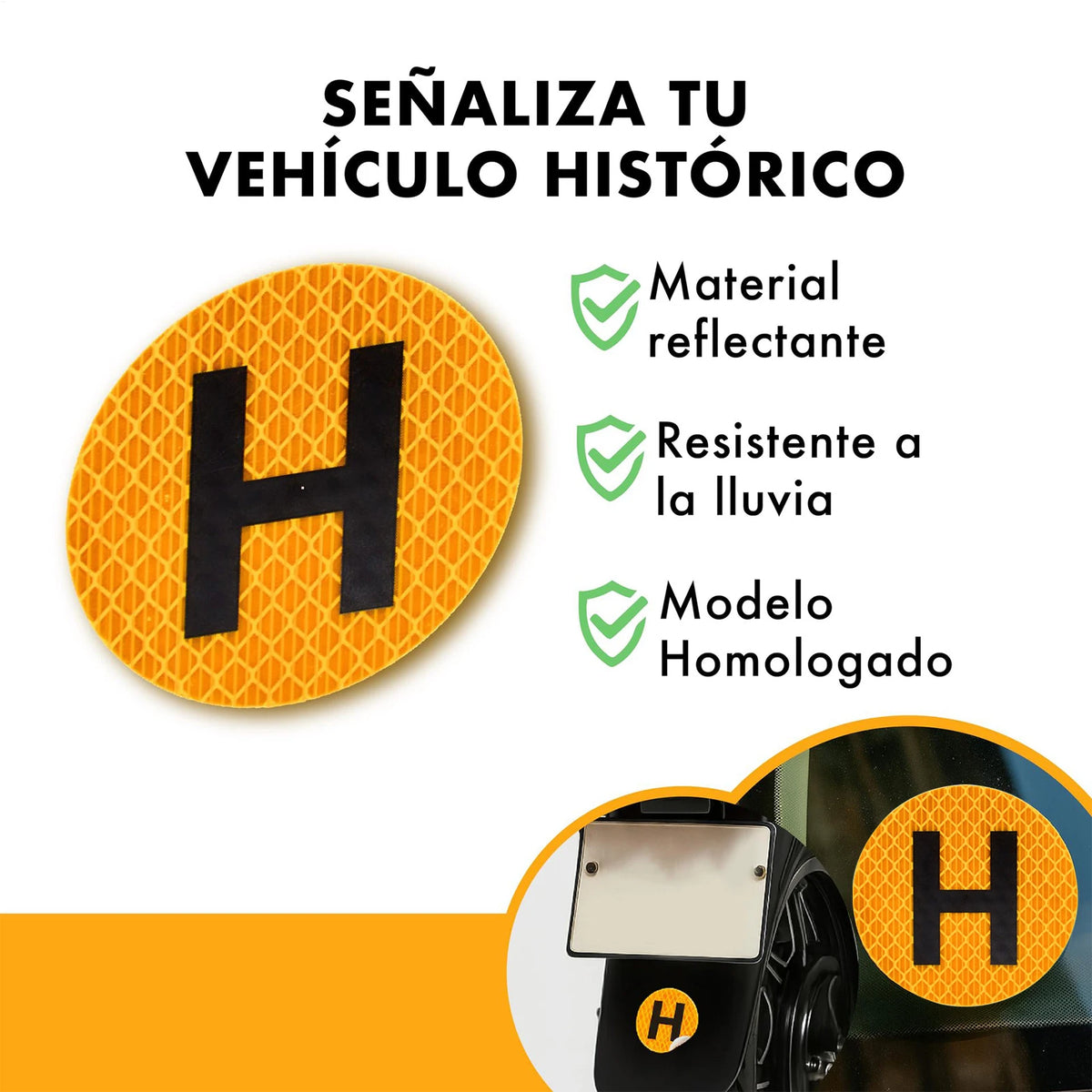 Magnetic Car Sticker – Reusable H Sign Bumper Decal Badge Magnetic Car Decal SPOT Default Title
