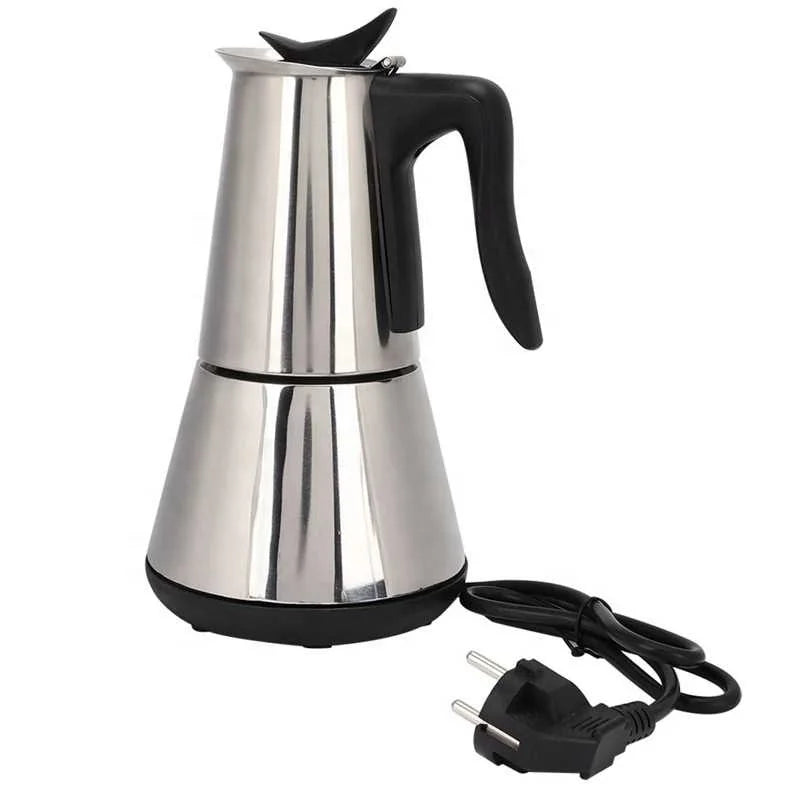 DUTRIEUX 6-Cup Electric Moka Pot – Stainless Steel Espresso Maker Electric Moka Pot SPOT Default Title