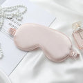 Double-Sided Silk Sleep Eye Mask – Light Blocking Travel Eyeshade Silk Sleep Mask SPOT pink