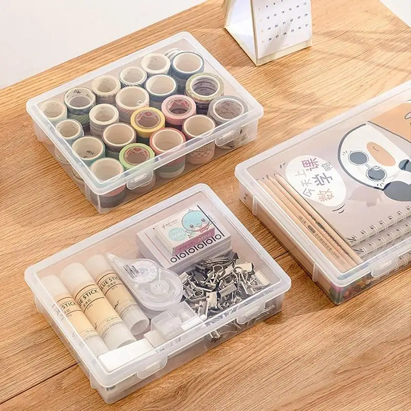 Transparent Document Storage Box – Stackable PP File Organizer Document Storage Box SPOT