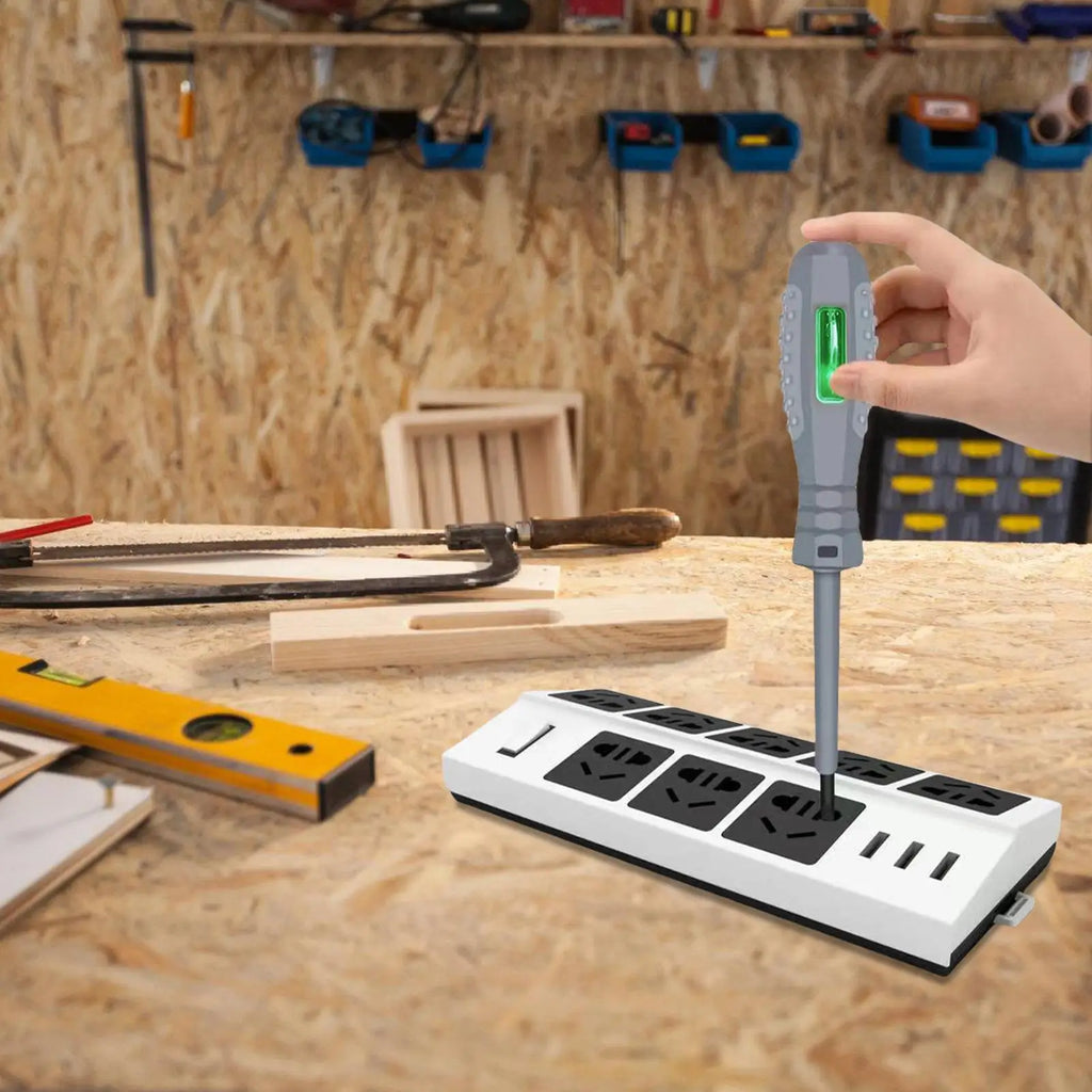2-in-1 Voltage Tester Screwdriver 12–220V AC/DC Flat & Phillips Voltage Tester Screwdriver SPOT