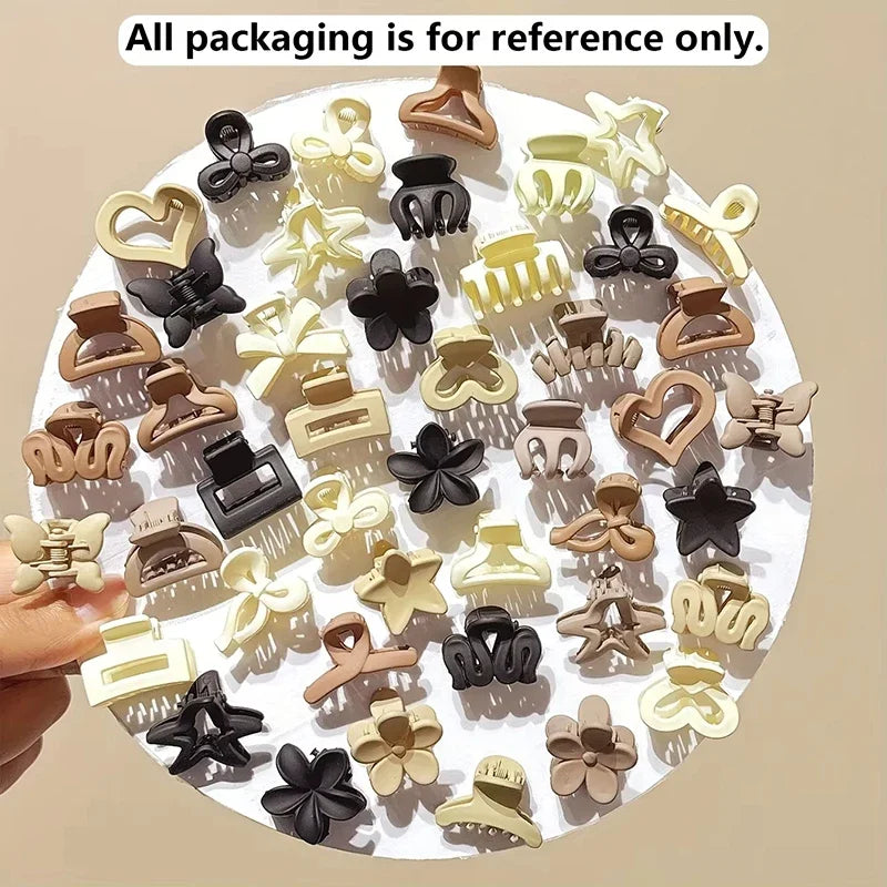 Beige Mini Hair Clips Set – Cute Barrettes for Girls & Women Mini Hair Clips SPOT
