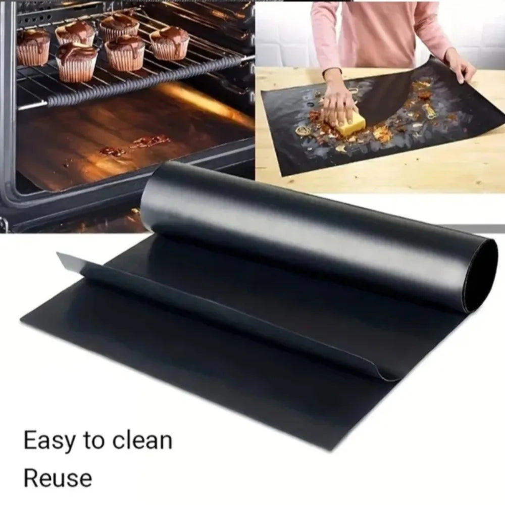 2-Pack Reusable Non-Stick BBQ Grill & Oven Baking Mats Baking & Grill Mat SPOT