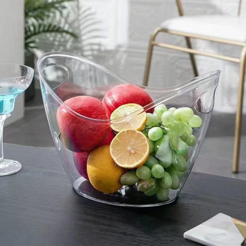 Acrylic Ingot Ice Bucket – Champagne & Wine Cooler Tub Acrylic Ice Bucket SPOT